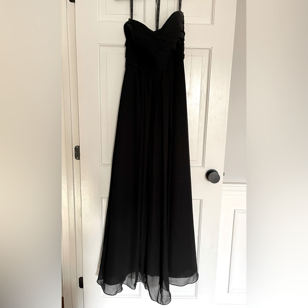 Black Bill Levkoff Bridesmaid/Prom Dress, Size 10, Worn once, New condition